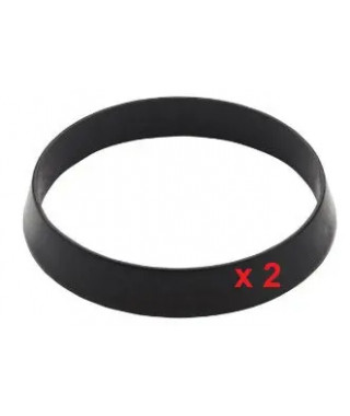 LOT DE 2 JOINTS CONIQUES POUR TUBE Ø40 MM