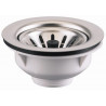 BONDE PANIER MANUELLE D.90 INOX