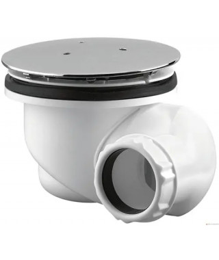 BONDE DE DOUCHE NF GOULUE SORTIE V/H CAPOT METAL ROND CHR