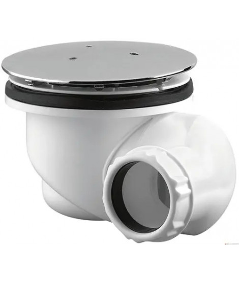BONDE DE DOUCHE NF GOULUE SORTIE V/H CAPOT METAL ROND CHR