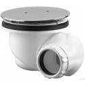BONDE DE DOUCHE NF GOULUE SORTIE V/H CAPOT METAL ROND CHR