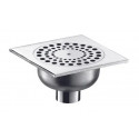 SIPHON DE SOL CHROME 140X140 LAITON
