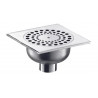 SIPHON DE SOL CHROME 140X140 LAITON