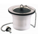 BONDE EVIER INOX AVEC BOUCHON H SANS TROP PLEIN PLASTIQUE