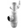 SIPHON EVIER REGLABLE AVEC PRISE MACHINE A LAVER PLASTIQUE NF
