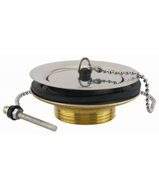 BONDE EVIER 1 CUVE A BOUCHON INOX SANS TROP PLEIN