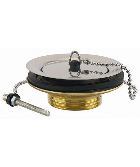 BONDE EVIER 1 CUVE A BOUCHON INOX SANS TROP PLEIN