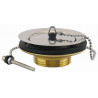 BONDE EVIER 1 CUVE A BOUCHON INOX SANS TROP PLEIN
