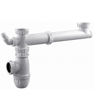 TE RACCORDEMENT AVEC SIPHON 160-360 PLASTIQUE
