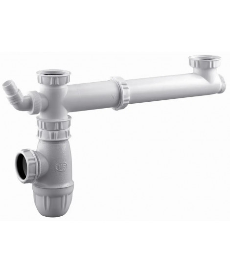 TE RACCORDEMENT AVEC SIPHON 160-360 PLASTIQUE