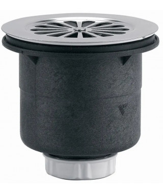 BONDE RECEVEUR D.90 DROITE A VISSER OU A COLLER PLASTIQUE