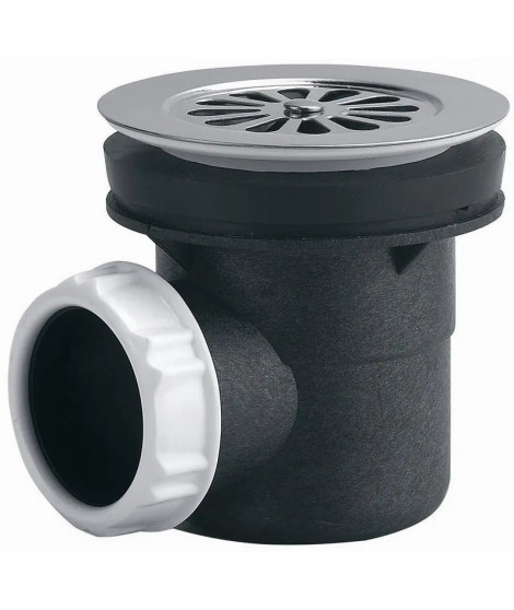 BONDE RECEVEUR D.60 COUDEE A VISSER OU A COLLER PLASTIQUE