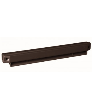 Auvent menuiserie acoustique standard pour EHL, EA et EHB2 - marron - dimensions de 48x40x414 mm