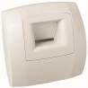 Bouche d'extraction hygroréglable Bahia Curve S pour bain B21 - débit de base de 5 à 45 m³/h - blanc - diamètre de 80 mm
