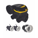 Kit VMC simple flux EasyHOME Autoréglable COMBLES Classic livré avec 3 grilles de ventilation BIP.