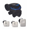 Kit VMC simple flux EasyHOME Hygroréglable COMBLES Classic livré avec 3 bouches Bahia Curve.