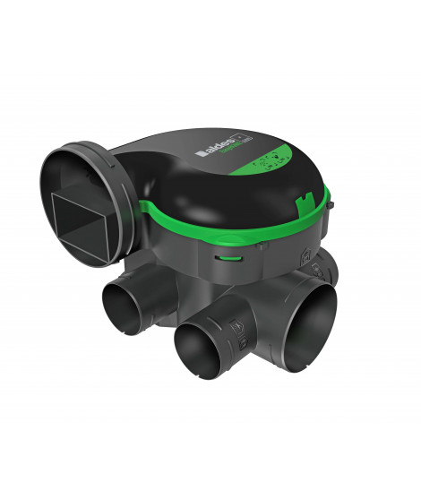 Groupe VMC simple flux EasyHOME PureAIR combles Classic avec capteurs électroniques COV et H2O et 2 modes de fonctionnement.