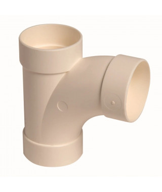Té 90° diamètre 51mm Femelle - Femelle - Femelle (réseau série T)