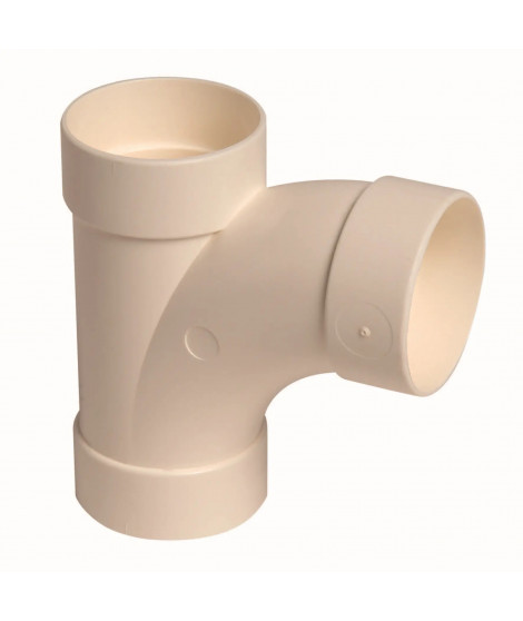 Té 90° diamètre 51mm Femelle - Femelle - Femelle (réseau série T)