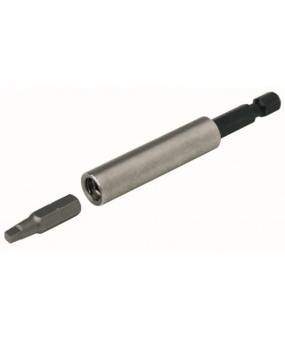 Kit contenant un porte embout magnétique carré + embout carré 3 mm pour vis TCB carrée