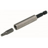 Kit contenant un porte embout magnétique carré + embout carré 3 mm pour vis TCB carrée