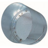 Visiere pare-pluie grillagée - diamètre 400 mm - Protection contre la pluie en refoulement horizontal