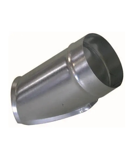 Piquage oblique circulaire galvanisé - Diamètre 200/200 - Piquage à 45° à fixer sur conduit circulaire