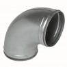 Coude galvanisé 90° à joint - Diamètre 250 mm - Permet le changement de direction étanche d'un réseau à 90°