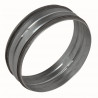 Raccord mâle galvanisé à joint - Diamètre 125 mm - Permet le raccordement étanche entre 2 conduits