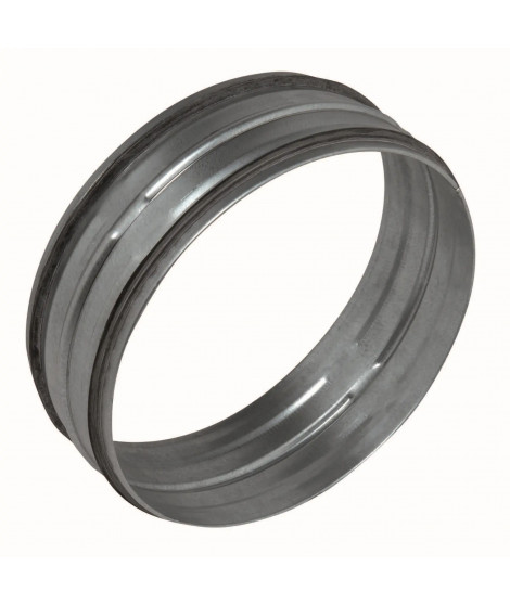 Raccord mâle galvanisé à joint - Diamètre 200 mm - Permet le raccordement étanche entre 2 conduits