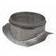 Piquage équerre circulaire galvanisé à joint - Diamètre 160/200 - Piquage à 90° à fixer sur conduit circulaire