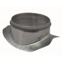 Piquage équerre circulaire galvanisé à joint - Diamètre 160/200 - Piquage à 90° à fixer sur conduit circulaire