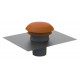 ENT/SORT D AIR TOITURE ROUGE DIAM 160MM RONDE