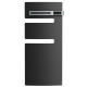 RADIATEUR SECHE-SERVIETTES CONNECTE SERENIS MAT GAUCHE 1500W ANTHRACITE