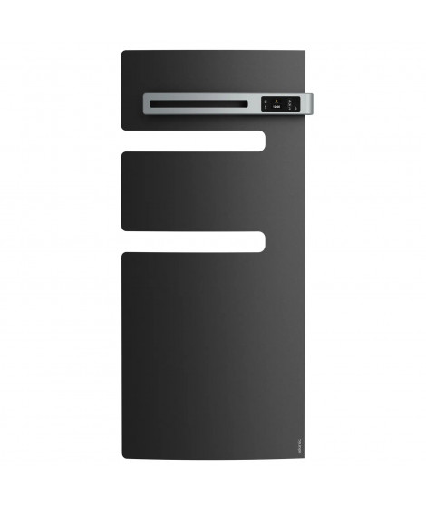 RADIATEUR SECHE-SERVIETTES CONNECTE SERENIS MAT GAUCHE 1500W ANTHRACITE