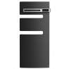 RADIATEUR SECHE-SERVIETTES CONNECTE SERENIS MAT GAUCHE 1500W ANTHRACITE