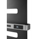 RADIATEUR SECHE-SERVIETTES CONNECTE SERENIS MAT GAUCHE 1500W ANTHRACITE