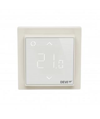 THERMOSTAT D'AMBIANCE CONNECTE DEVISMART BLANC POLAIRE (RAL 9016) AVEC SONDE DE