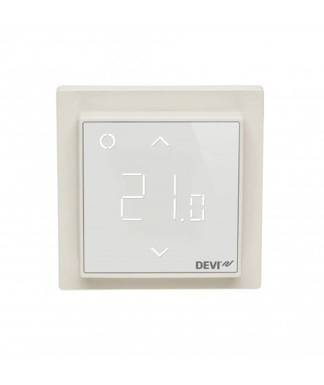 THERMOSTAT D'AMBIANCE CONNECTE DEVISMART BLANC POLAIRE (RAL 9016) AVEC SONDE DE