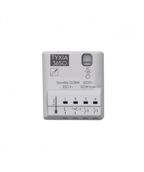 TYXIA 3650 RECEPTEUR FILAIRE ECLAIRAGE VARIATION + MINUTERIE