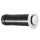 PB 80 N - BOUCHE FIXE D'EXTRACTION WC AVEC MANCHON