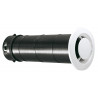 PB 80 N - BOUCHE FIXE D'EXTRACTION WC AVEC MANCHON