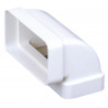 CV 55 X 110 - COUDE VERTICAL 90° RECTANGULAIRE
