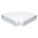 CH 55 X 110 - COUDE HORIZONTAL 90° RECTANGULAIRE