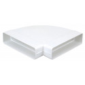 CH 55 X 110 - COUDE HORIZONTAL 90° RECTANGULAIRE