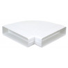 CH 55 X 110 - COUDE HORIZONTAL 90° RECTANGULAIRE
