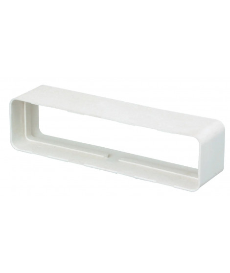 RD 55X220 - RACCORD DROIT RECTANGULAIRE PLASTIQUE