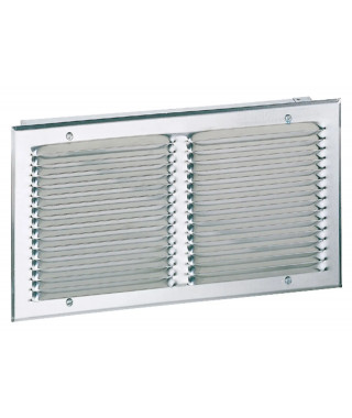 GAE10 400X150 - GRILLE EXTERIEURE ALU PAS