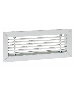 DLA 600X100B - GRILLE LINEAIRE ALU BLANC 600X100