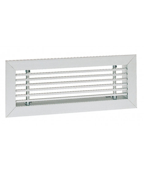 DLA 600X100B - GRILLE LINEAIRE ALU BLANC 600X100